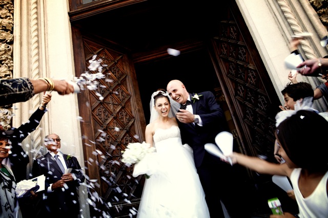 wedding in italy church